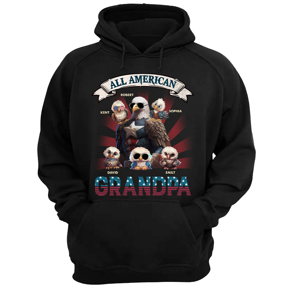 All American Grandpa Custom Name Shirt for Papa All American Grandpa Custom Name Shirt for Papa