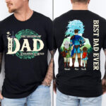 Best Dad Ever Personalized Legend Of Dad Zelda Shirt