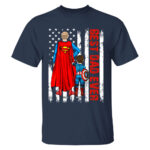 Best Dad Ever Superhero Custom Name Shirt for Dad