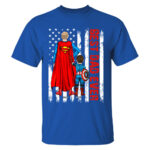 Best Dad Ever Superhero Custom Name Shirt for Dad
