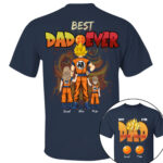 Best Dragon Dad Ever Personalized Shirt