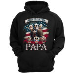 Custom Limited Edition Papa with American Flag Eagle Nickname Shirt