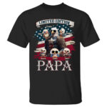 Custom Limited Edition Papa with American Flag Eagle Nickname Shirt