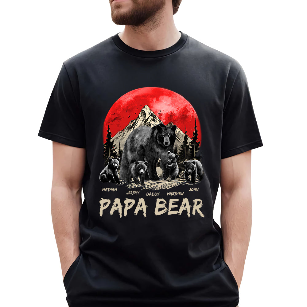 Custom Papa Bear Shirt for Grandpa Custom Papa Bear Shirt for Grandpa
