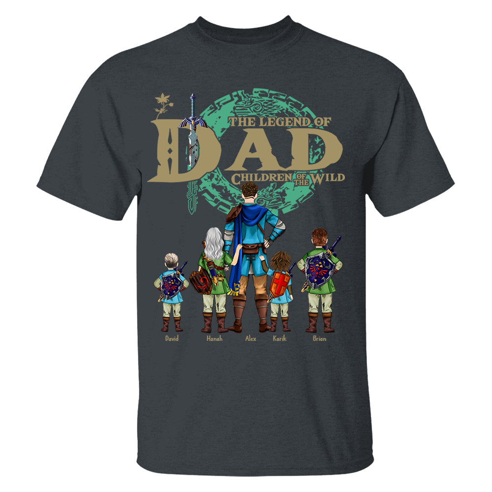 Custom The Legend of Dad Children Of The Wild Shirt Custom The Legend of Dad Children Of The Wild Shirt