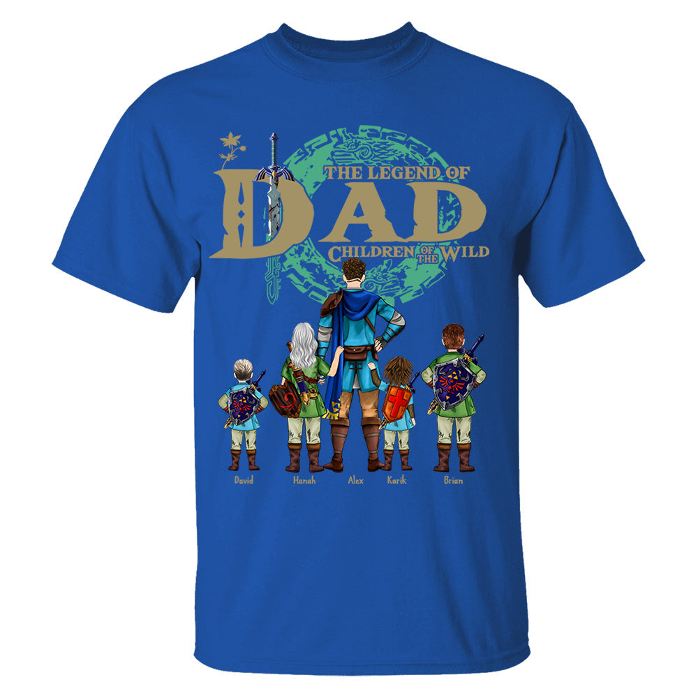Custom The Legend of Dad Children Of The Wild Shirt Custom The Legend of Dad Children Of The Wild Shirt