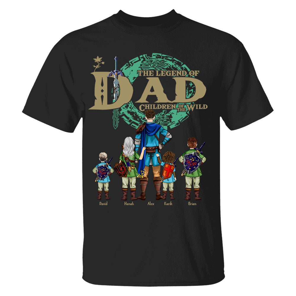 Custom The Legend of Dad Children Of The Wild Shirt Custom The Legend of Dad Children Of The Wild Shirt