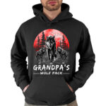 Grandpa Wolf Pack Custom Shirt