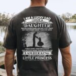 I Am A Lucky Dad I Have A Freaking Awesome Daughter Shirt