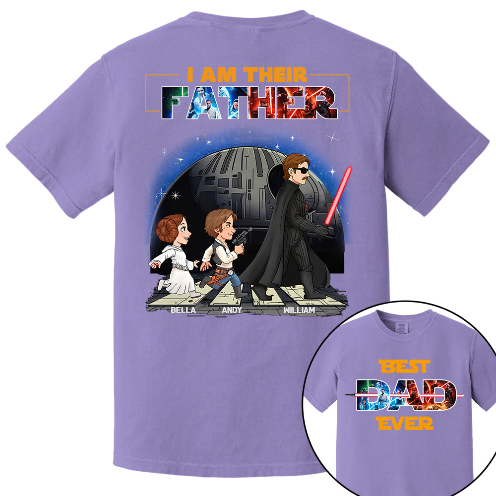 I Am Their Father Galaxy Custom Shirt I Am Their Father Galaxy Custom Shirt