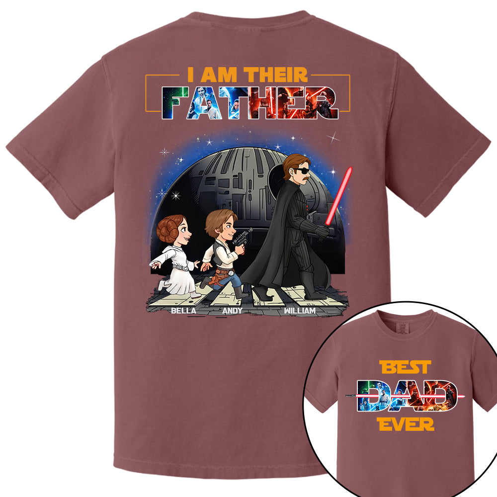 I Am Their Father Galaxy Custom Shirt I Am Their Father Galaxy Custom Shirt