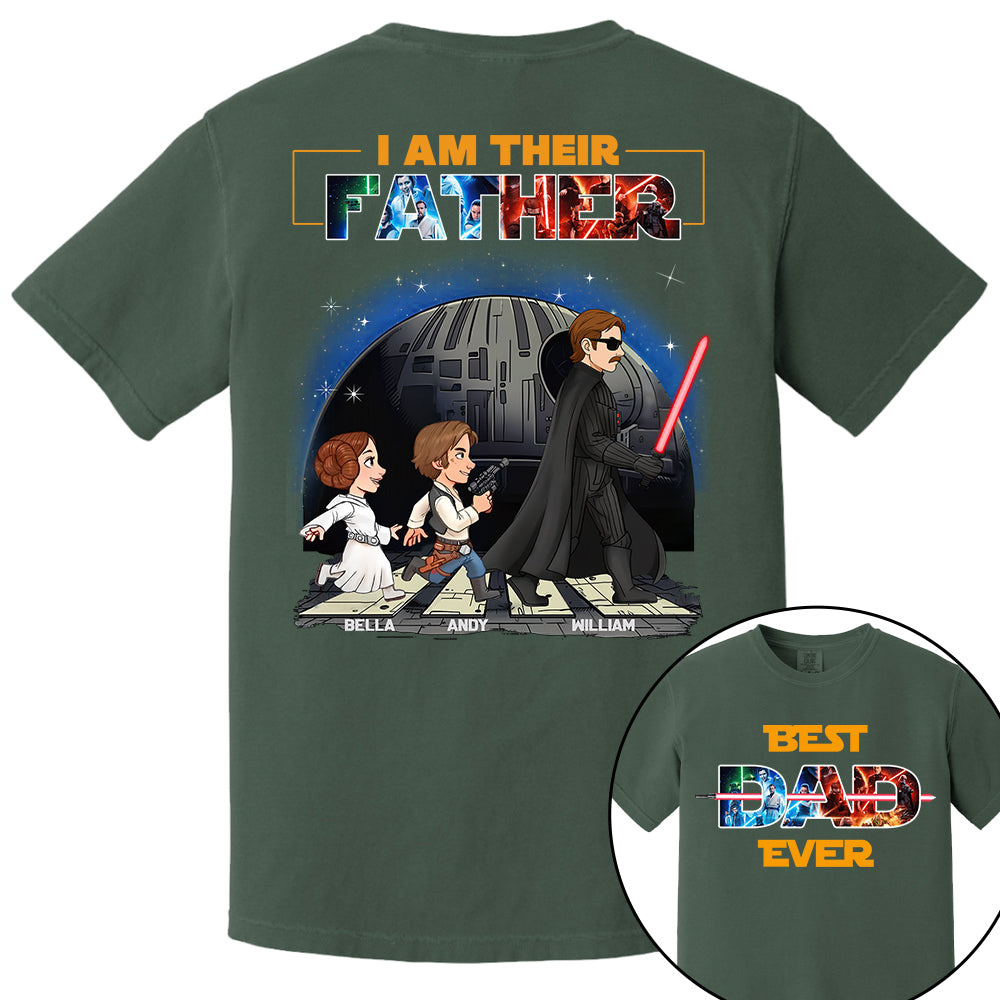 I Am Their Father Galaxy Custom Shirt I Am Their Father Galaxy Custom Shirt