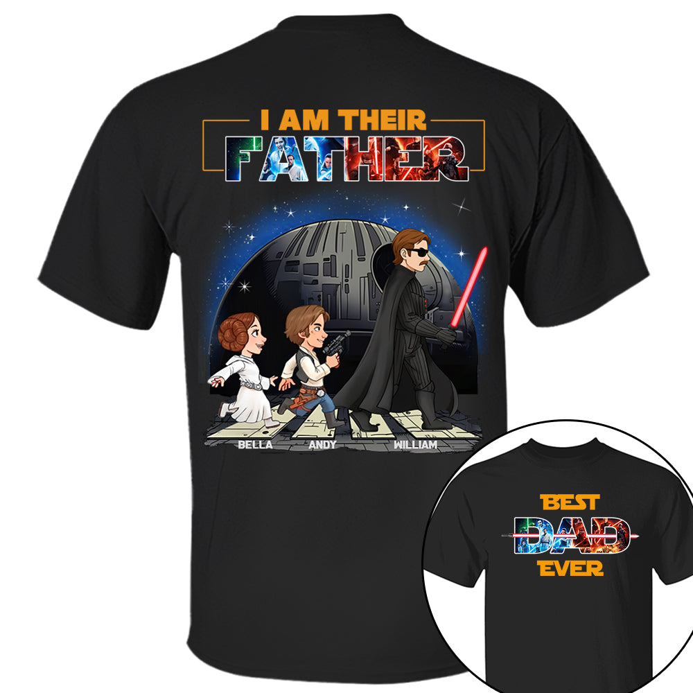 I Am Their Father Galaxy Custom Shirt I Am Their Father Galaxy Custom Shirt