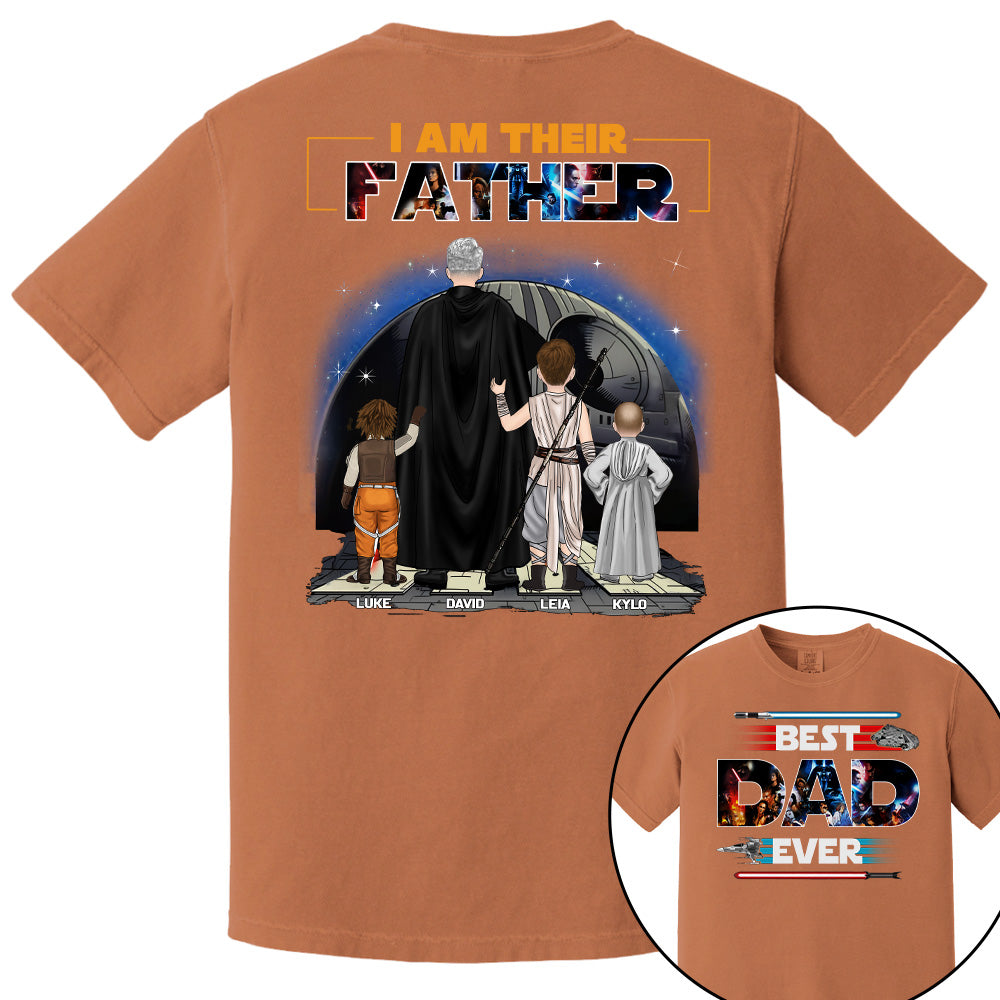 I Am Their Father Personalized Black Shirt For Dad I Am Their Father Personalized Black Shirt For Dad