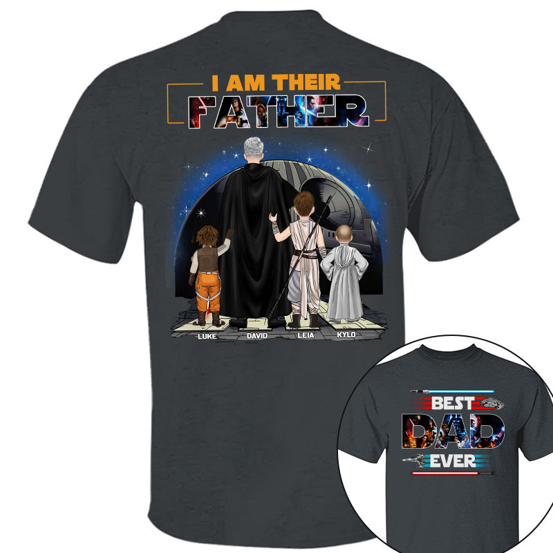 I Am Their Father Personalized Black Shirt For Dad I Am Their Father Personalized Black Shirt For Dad