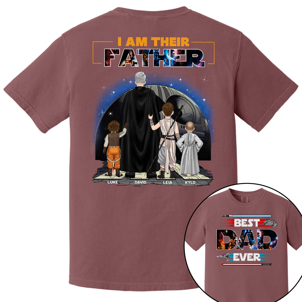 I Am Their Father Personalized Black Shirt For Dad I Am Their Father Personalized Black Shirt For Dad