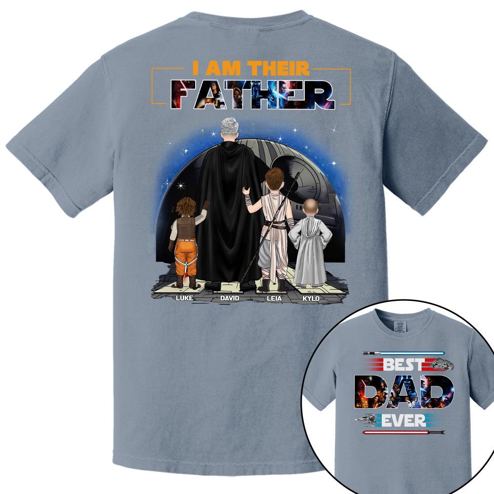 I Am Their Father Personalized Black Shirt For Dad I Am Their Father Personalized Black Shirt For Dad