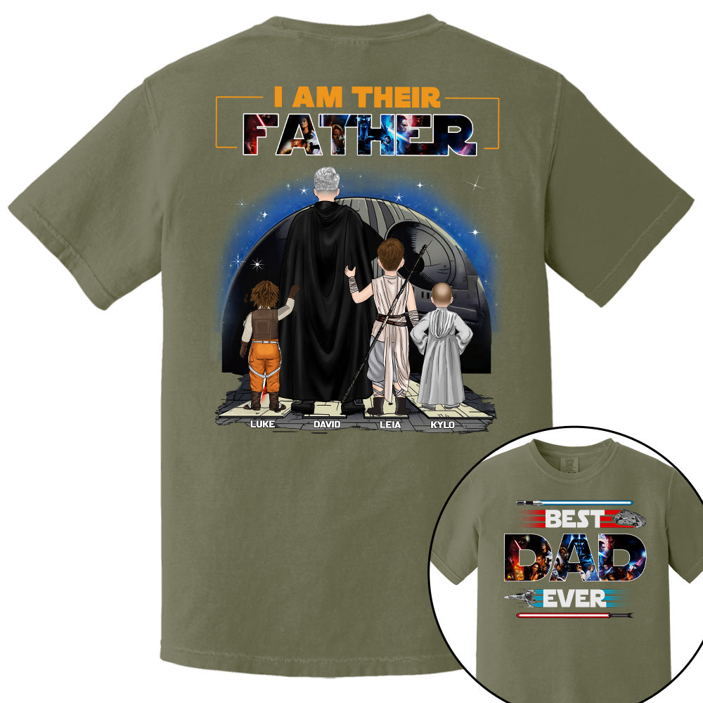 I Am Their Father Personalized Black Shirt For Dad I Am Their Father Personalized Black Shirt For Dad