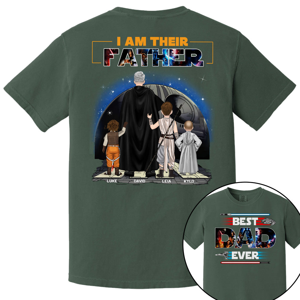 I Am Their Father Personalized Black Shirt For Dad I Am Their Father Personalized Black Shirt For Dad