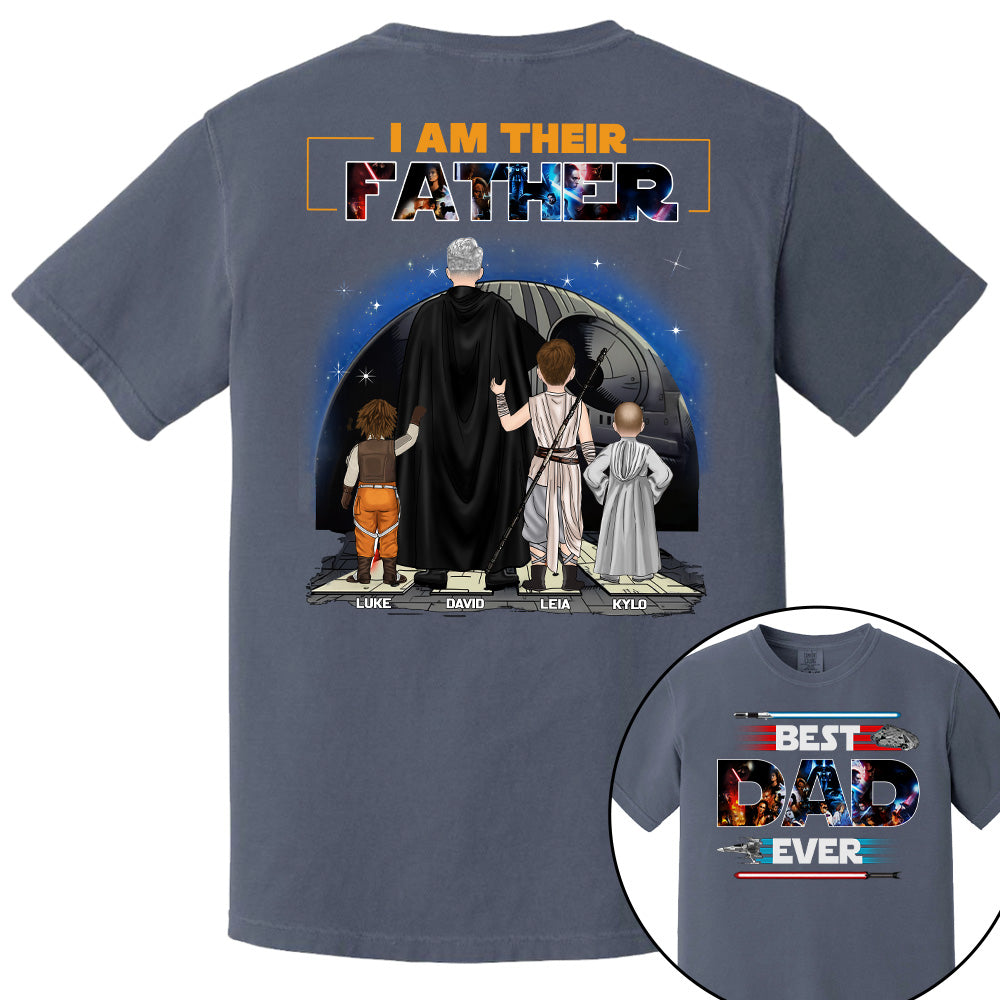 I Am Their Father Personalized Black Shirt For Dad I Am Their Father Personalized Black Shirt For Dad
