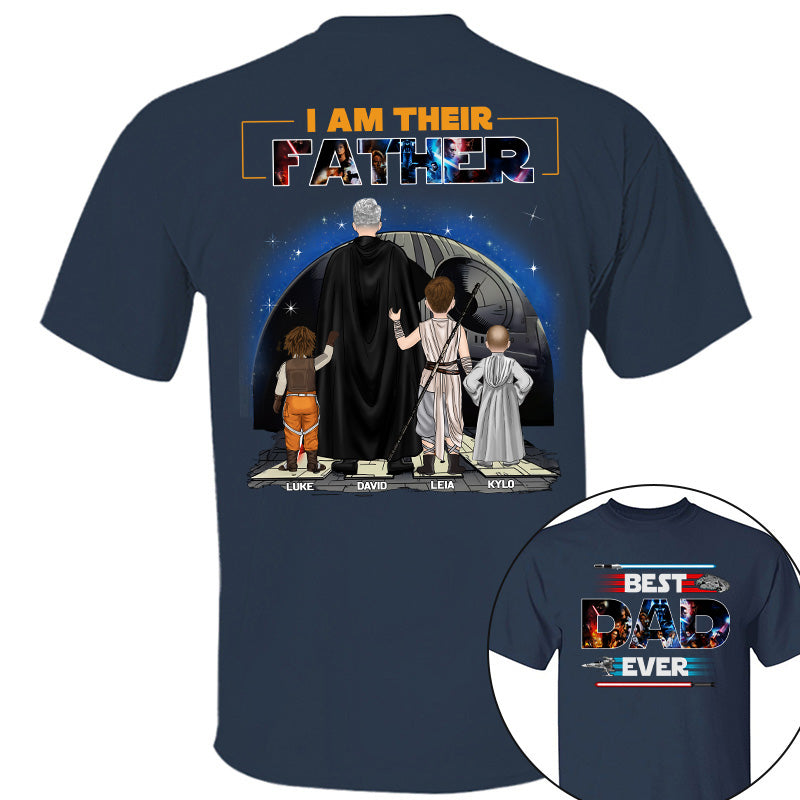 I Am Their Father Personalized Black Shirt For Dad I Am Their Father Personalized Black Shirt For Dad