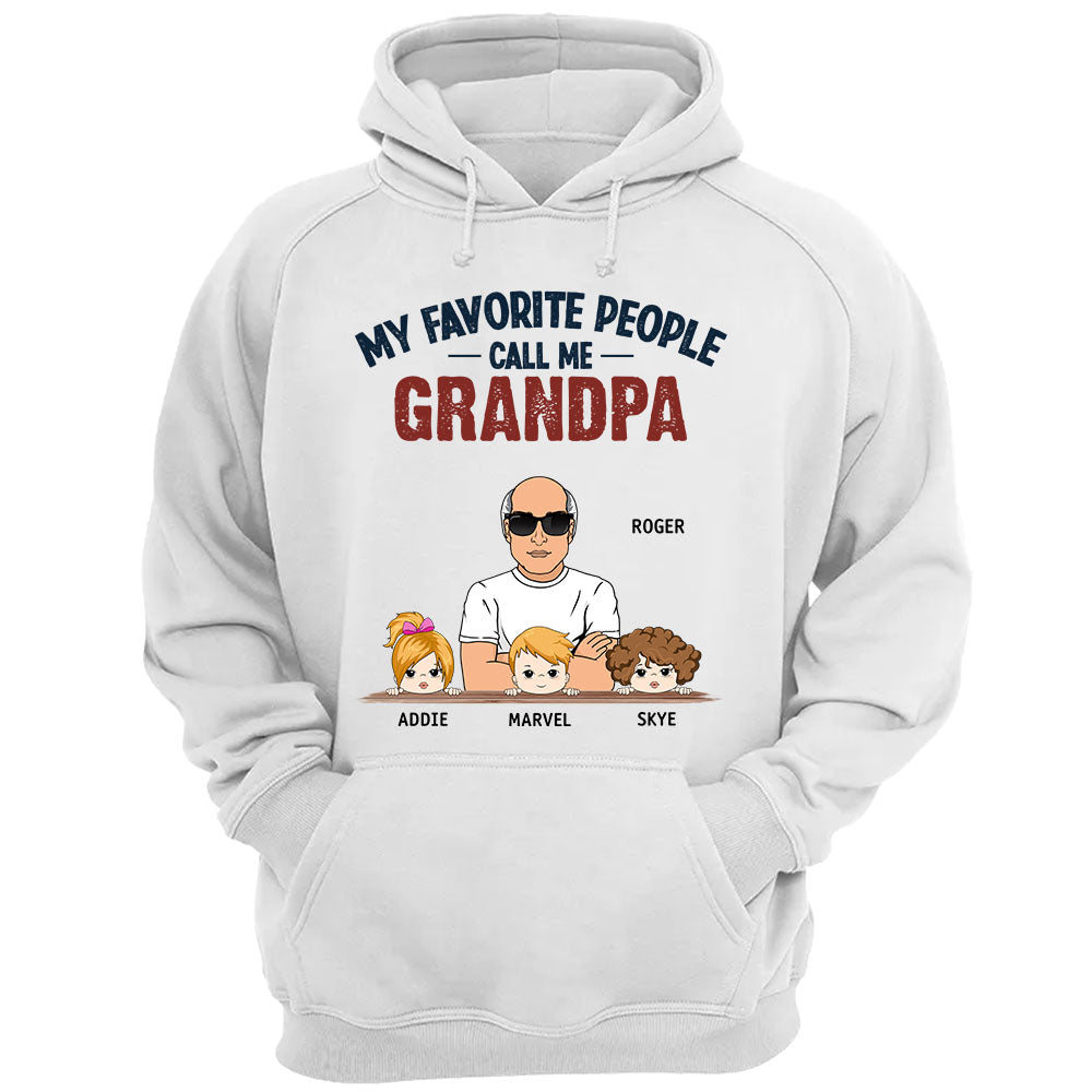 My Favorite People Call Me Grandpa Custom Shirt Gift for Grandpa My Favorite People Call Me Grandpa Custom Shirt Gift for Grandpa