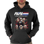 Papa A Real American Hero Patriotic Bald Eagle Custom Shirt