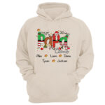 Papa Claus Custom Shirt with Grandkids’ Names