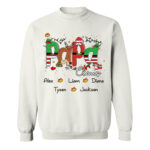 Papa Claus Custom Shirt with Grandkids’ Names