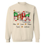 Papa Claus Custom Shirt with Grandkids’ Names