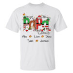 Papa Claus Custom Shirt with Grandkids’ Names