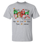 Papa Claus Custom Shirt with Grandkids’ Names