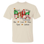 Papa Claus Custom Shirt with Grandkids’ Names