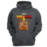 Personalized Best Dad Ever Dragon Dad Custom Shirt