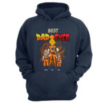 Personalized Best Dad Ever Dragon Dad Custom Shirt