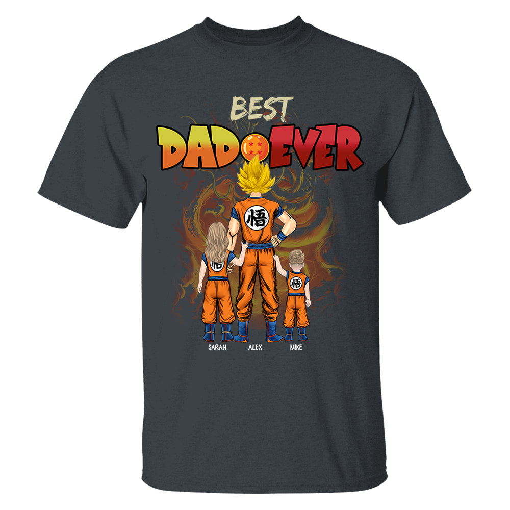 Personalized Best Dad Ever Dragon Dad Custom Shirt Personalized Best Dad Ever Dragon Dad Custom Shirt