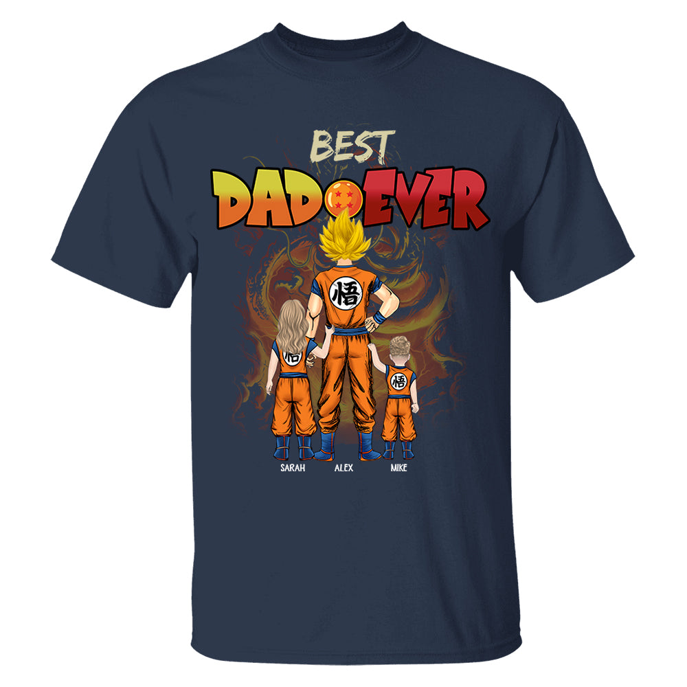 Personalized Best Dad Ever Dragon Dad Custom Shirt Personalized Best Dad Ever Dragon Dad Custom Shirt