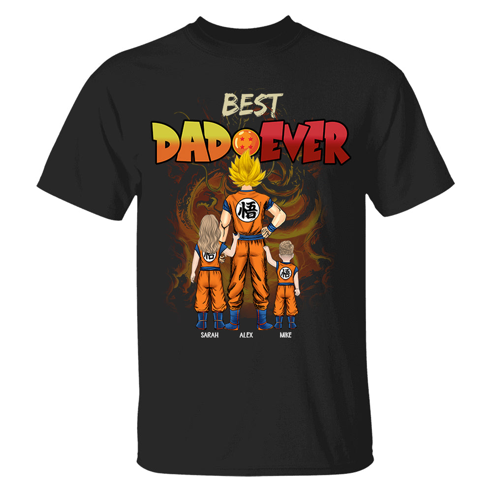 Personalized Best Dad Ever Dragon Dad Custom Shirt Personalized Best Dad Ever Dragon Dad Custom Shirt
