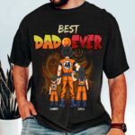 Personalized Best Dad Ever Dragon Dad Custom Shirt