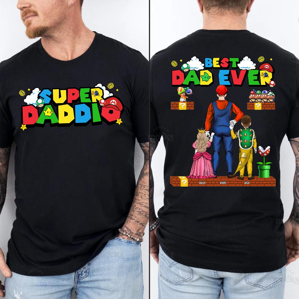 Personalized Super Daddio Shirt Personalized Super Daddio Shirt