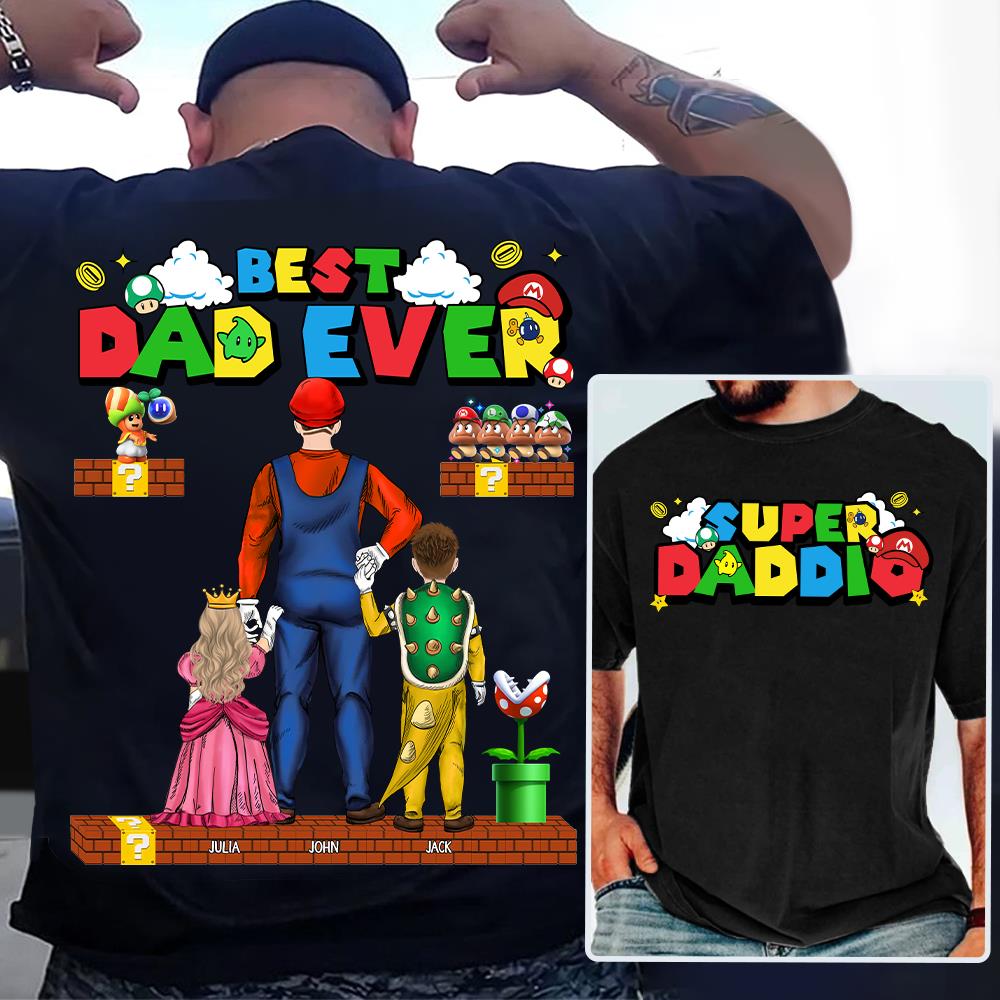 Personalized Super Daddio Shirt Personalized Super Daddio Shirt