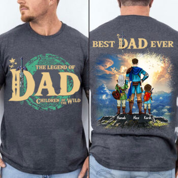 Personalized The Legend Of Dad Zelda Dad Shirt