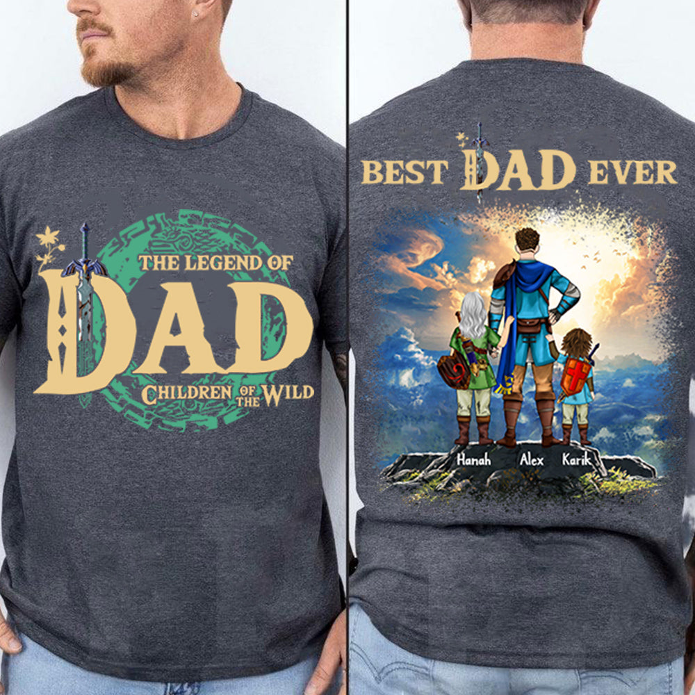 Personalized The Legend Of Dad Zelda Dad Shirt Personalized The Legend Of Dad Zelda Dad Shirt