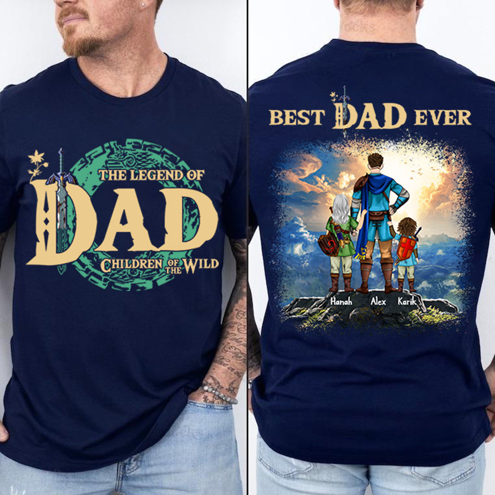 Personalized The Legend Of Dad Zelda Dad Shirt Personalized The Legend Of Dad Zelda Dad Shirt