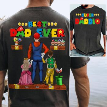 Super Daddio Best Dad Ever Personalized Shirt