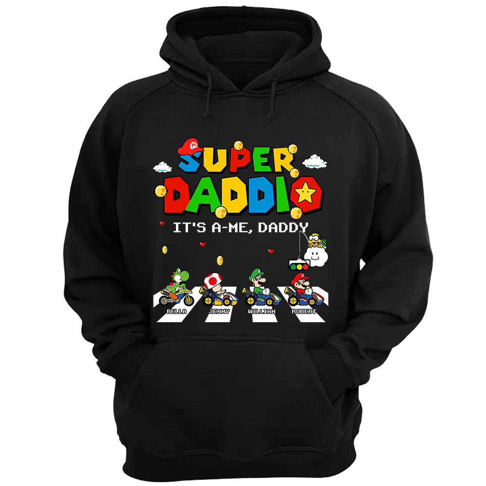 Super Daddio It's A-Me Daddy Personalized Shirt Super Daddio It's A-Me Daddy Personalized Shirt