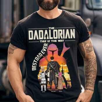 The Dadalorian Personalized Shirt For Dad