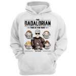 The Dadalorian This Is The Way Personalized Shirt for Dad Figures