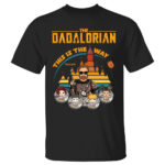 The Dadalorian This Is The Way Vintage Castle Moon Personalized Shirt