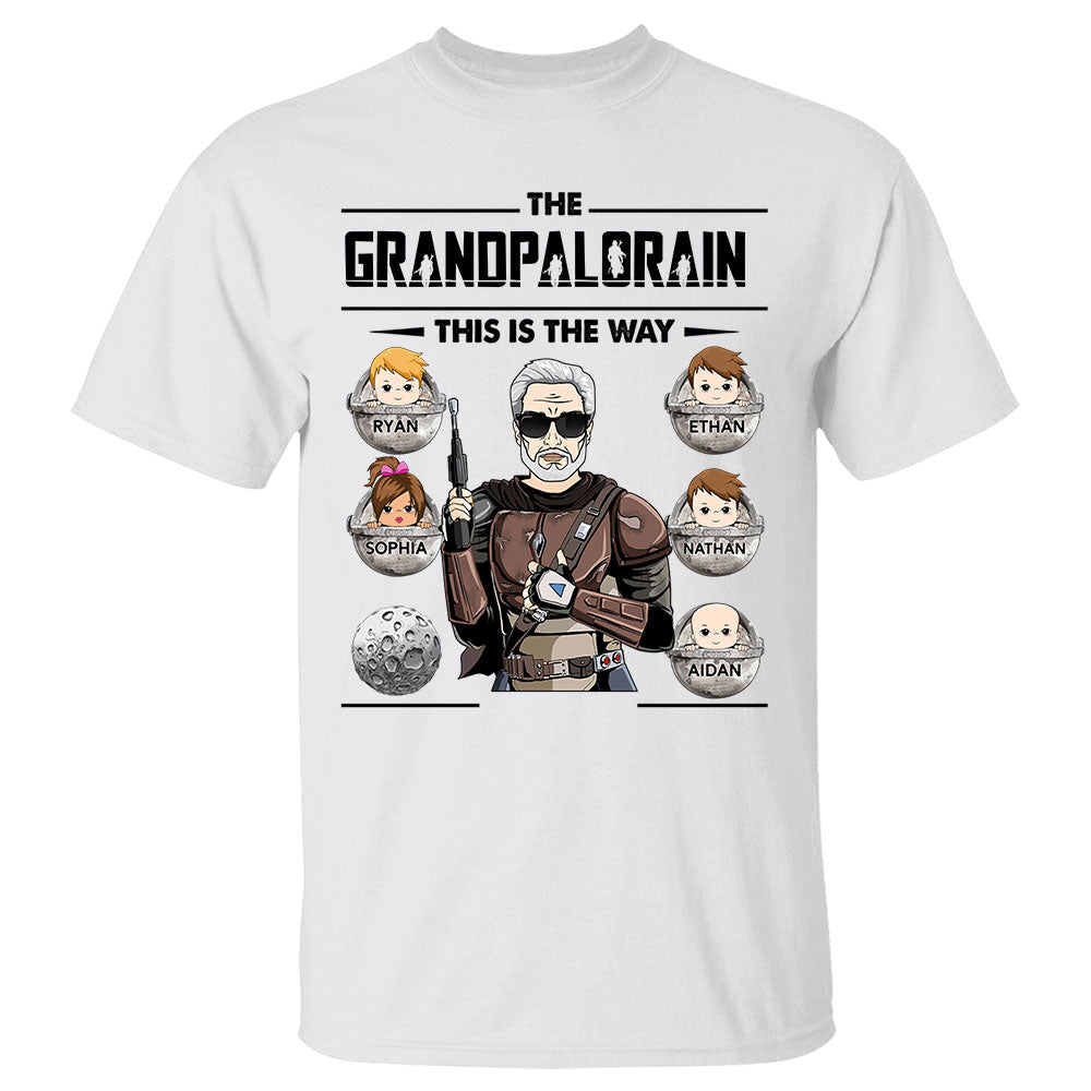 The Papalorian This Is The Way Shirt for Grandpa The Papalorian This Is The Way Shirt for Grandpa